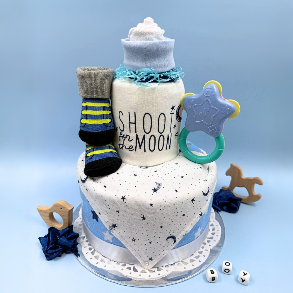 Midnight Moon Sparkle Cake